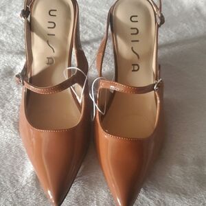 Unisa Women's Brown Patent Heels